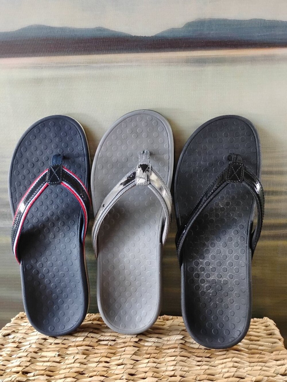 3 Pair Vionic Tide II Sandals Size 10